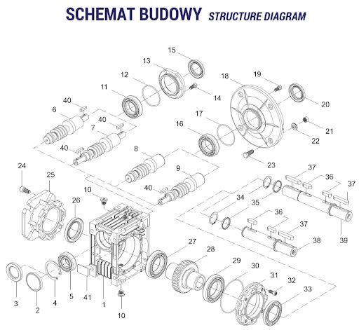 Przekładnia ślimakowa DKM