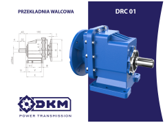 Przekładnia walcowa prosta DRC01 M02 1/20,75 63B5 (11/140)) Ø20